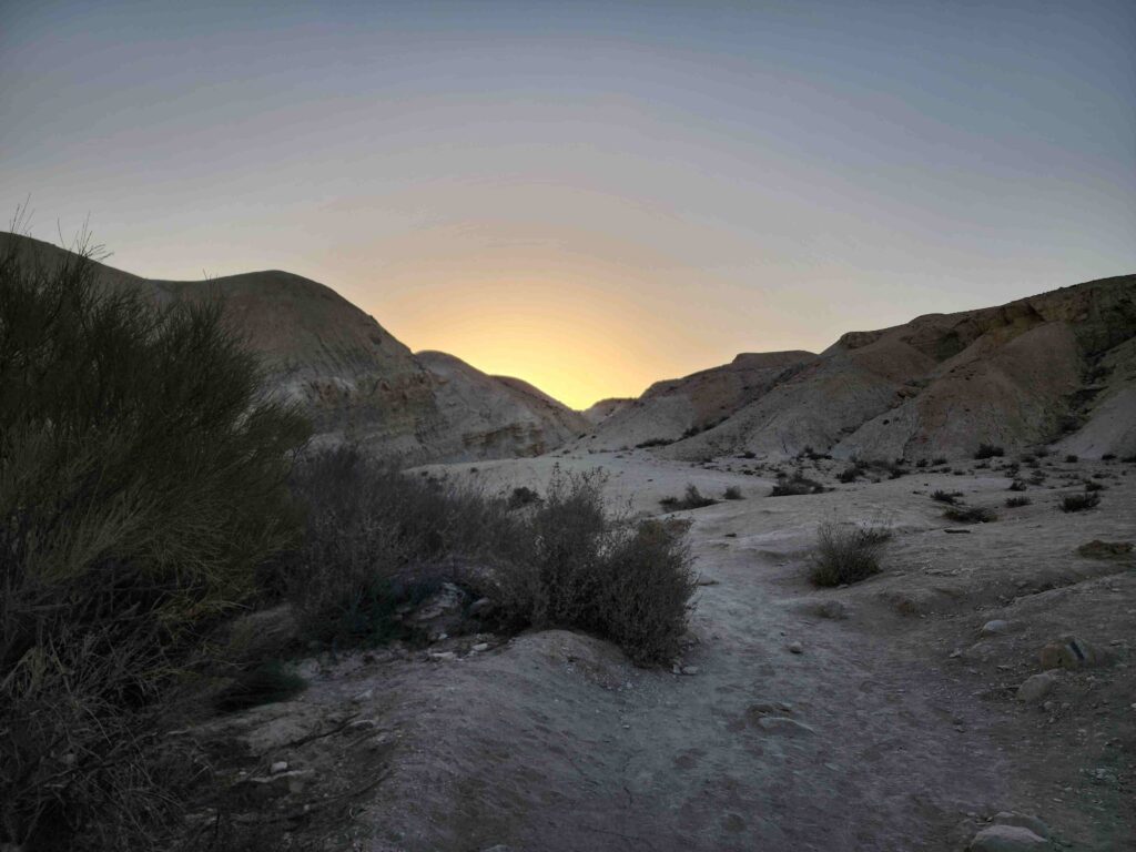 Sunset at Nahal Havarim