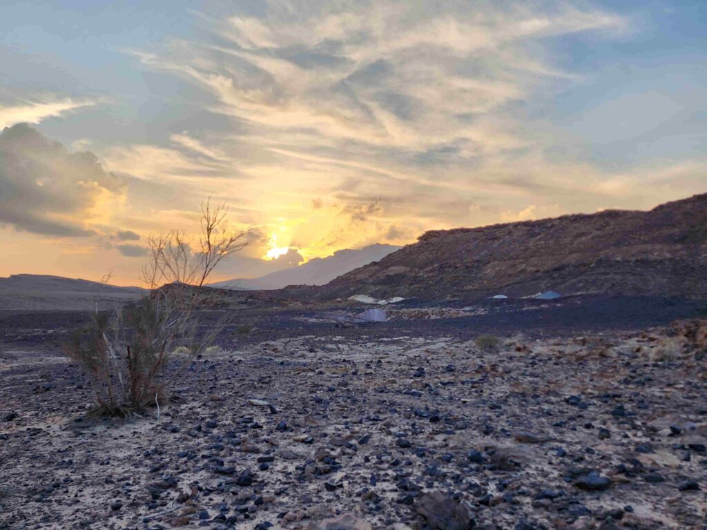 Sunset in Ramon Maktesh